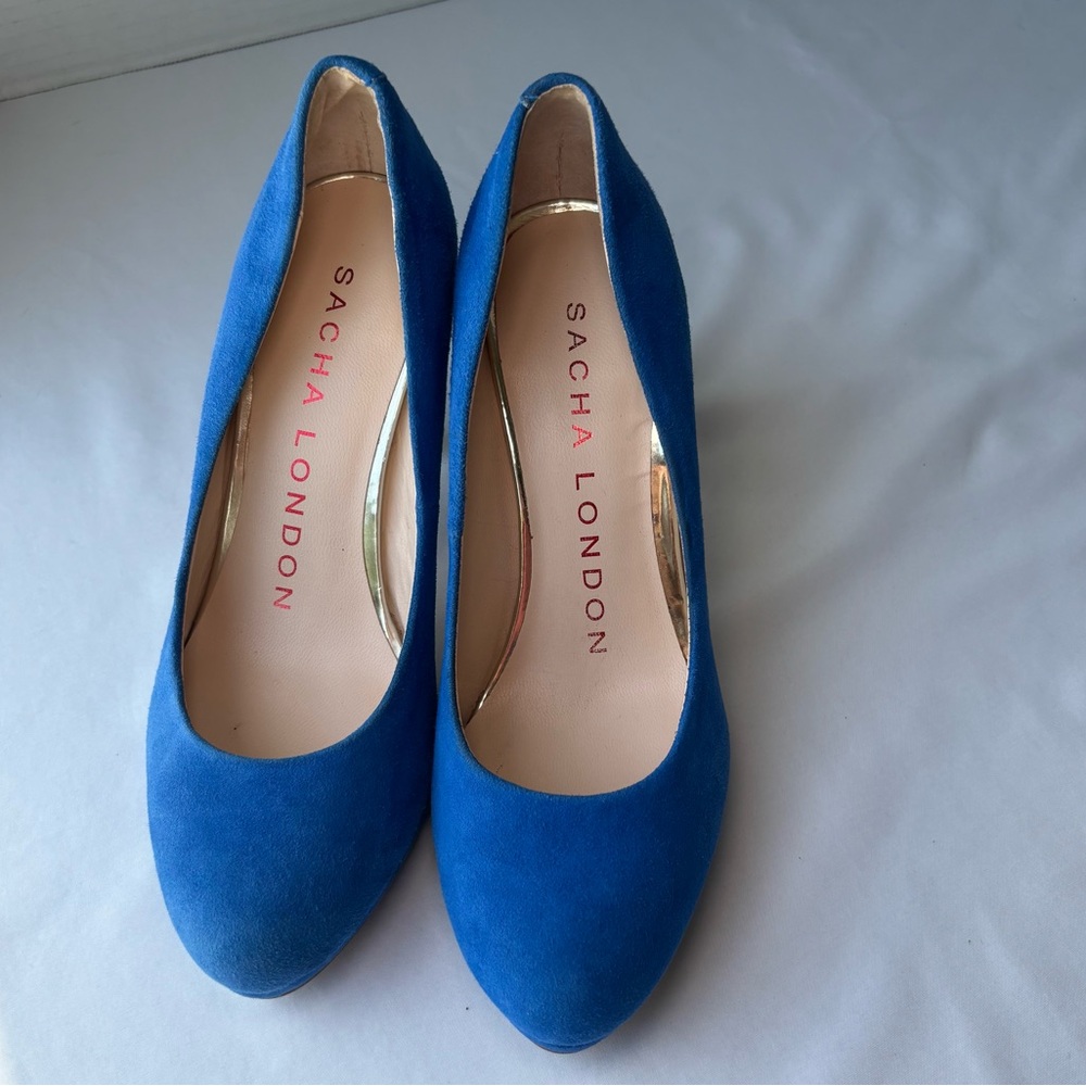 Sacha London Vibrant Blue Heels